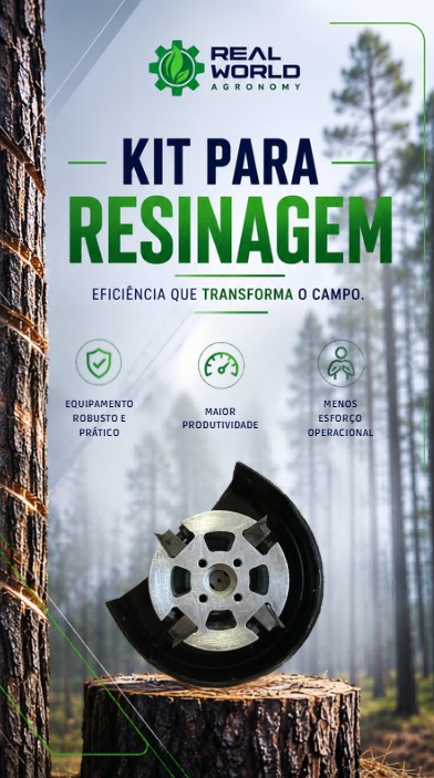 Kit de Estriagem para Resinagem de Pinus